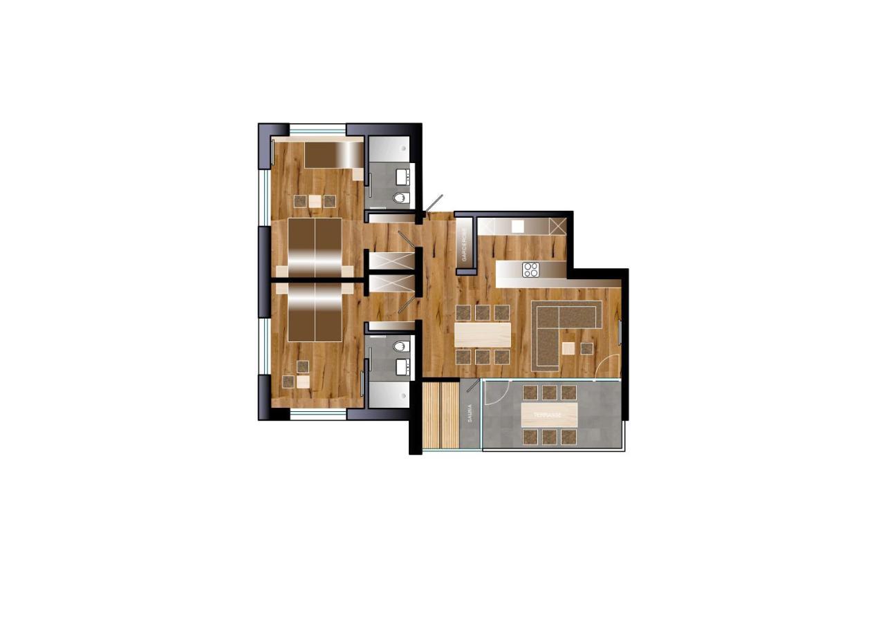 Appartamento Λlpstern - Silvretta Card Premium Betrieb Galtür Esterno foto